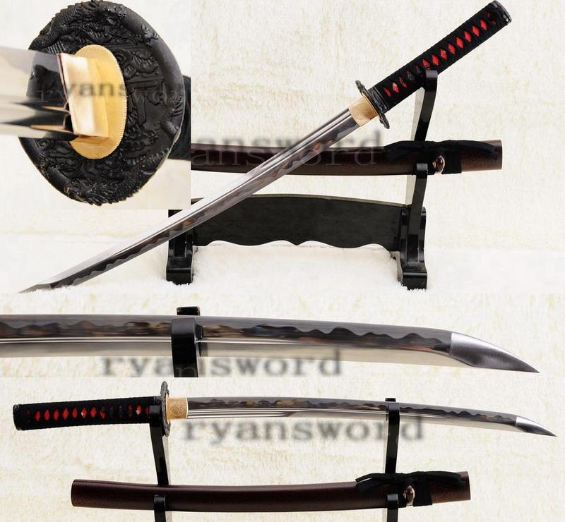 High Quality 1095 Carbon Steel Maru Japanese Samurai Wakizashi Sword